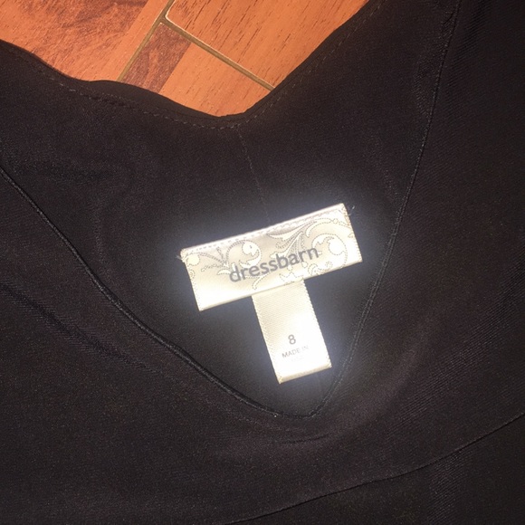 Black dress with sheer cape like NEW - Picture 3 of 7